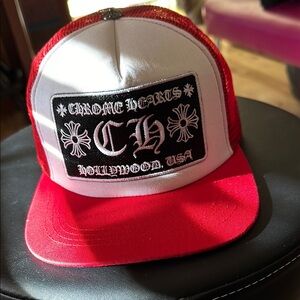 CHROME HEARTS trucker cap